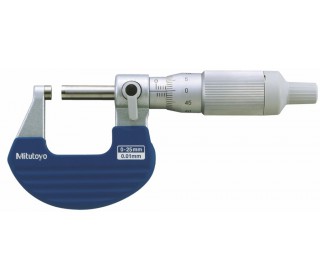 Ratchet Thimble Micrometer 0/25mm with 0,001 mm resolution