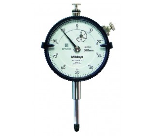 Reloj comparador analógico 30 mm con tapa lisa