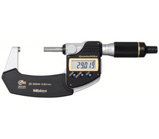 QuantuMike Fast Action Waterproof Digimatic Micrometer 25/50mm with digimatic data output