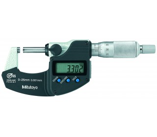 IP65 Digimatic Digital Micrometer 0/25mm