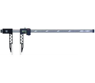 Pie de rey ABSOLUTE Digimatic con fibra carbónica IP66 con patas de medición largas 0-450 mm