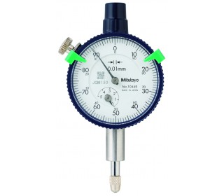 Reloj Comparador analógico 5 mm con tapa lisa
