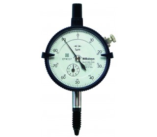 Reloj comparador analógico 1 mm con tapa lisa