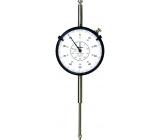 Long Stroke Large Diameter Dial Indicator 50mm (1mm) with flat back