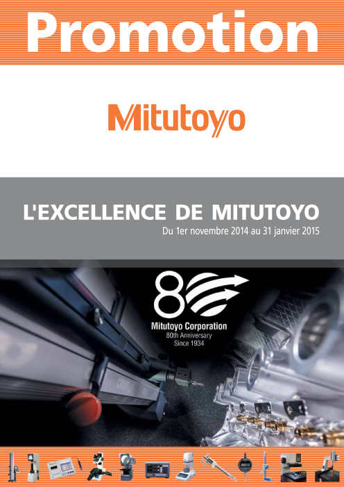 Promotion 80 ans Mitutoyo